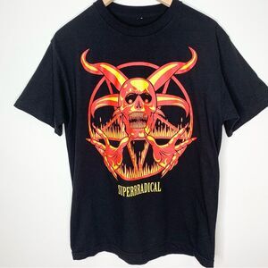 Superradical Satan Short Sleeve Tee Shirt Medium